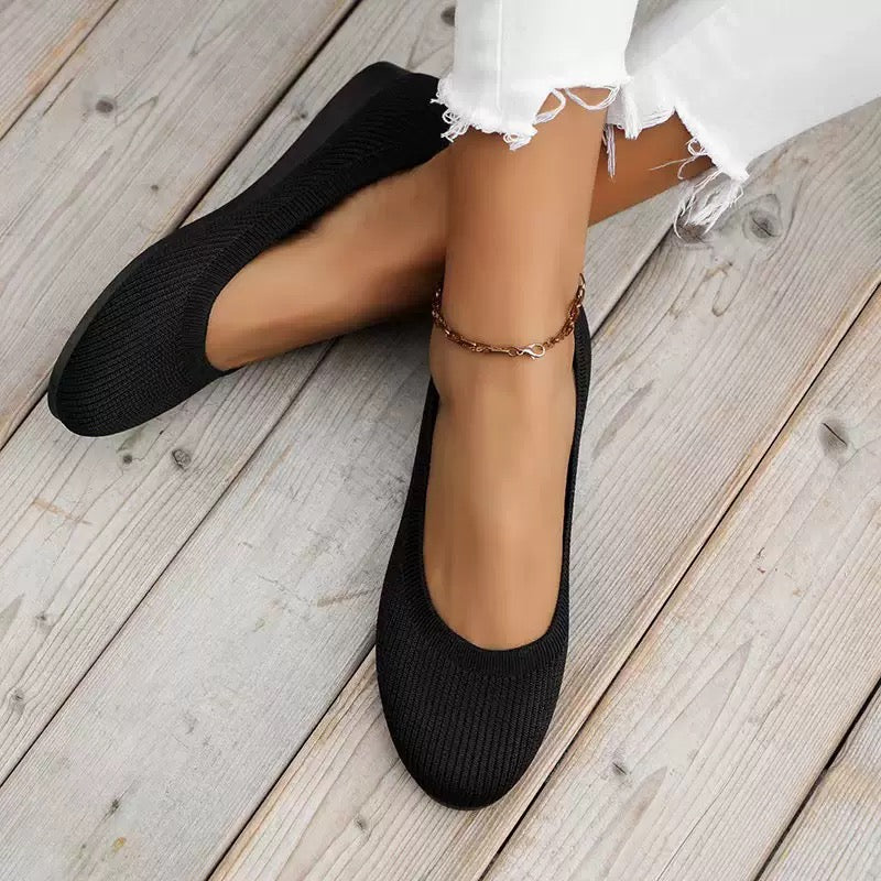Women’s Knit Slip-On Orthopedic Ballet Flats