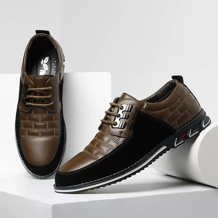 Men’s Orthopaedic Colour Block Lace-Up Sneakers | Adrian