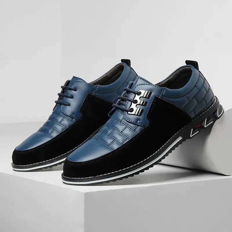 Men’s Orthopaedic Colour Block Lace-Up Sneakers | Adrian