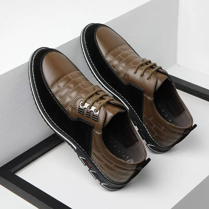 Men’s Orthopaedic Colour Block Lace-Up Sneakers | Adrian