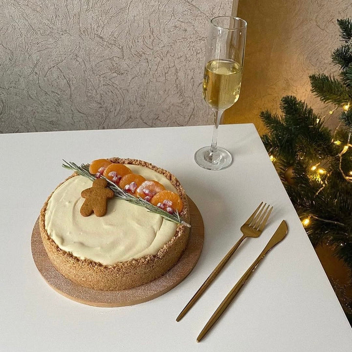 Minimalist Gold Steel Cutlery Set (4 Piece)