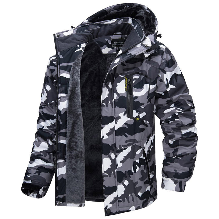 Men’s Alpine Ski Jacket – Fleece Lined Waterproof Snow Parka