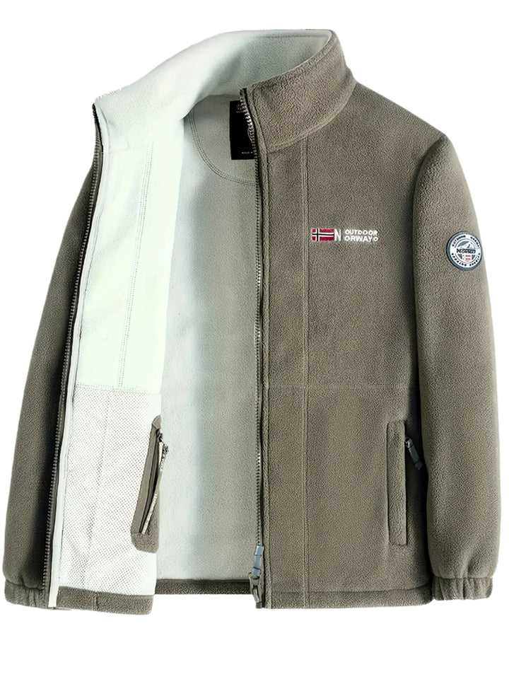 Men’s Full-Zip Thermal Outdoor Fleece Jacket
