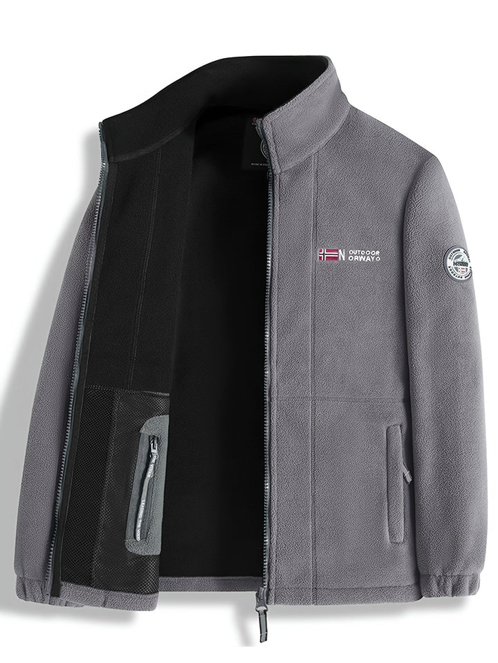 Men’s Full-Zip Thermal Outdoor Fleece Jacket