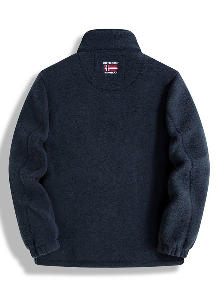 Men’s Full-Zip Thermal Outdoor Fleece Jacket