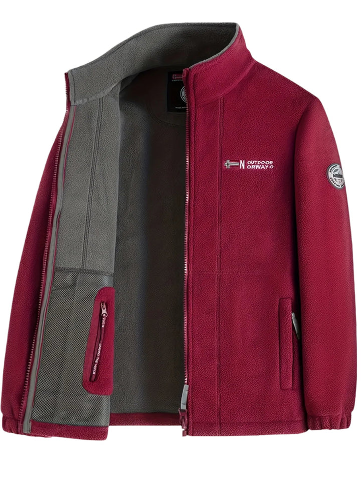 Men’s Full-Zip Thermal Outdoor Fleece Jacket