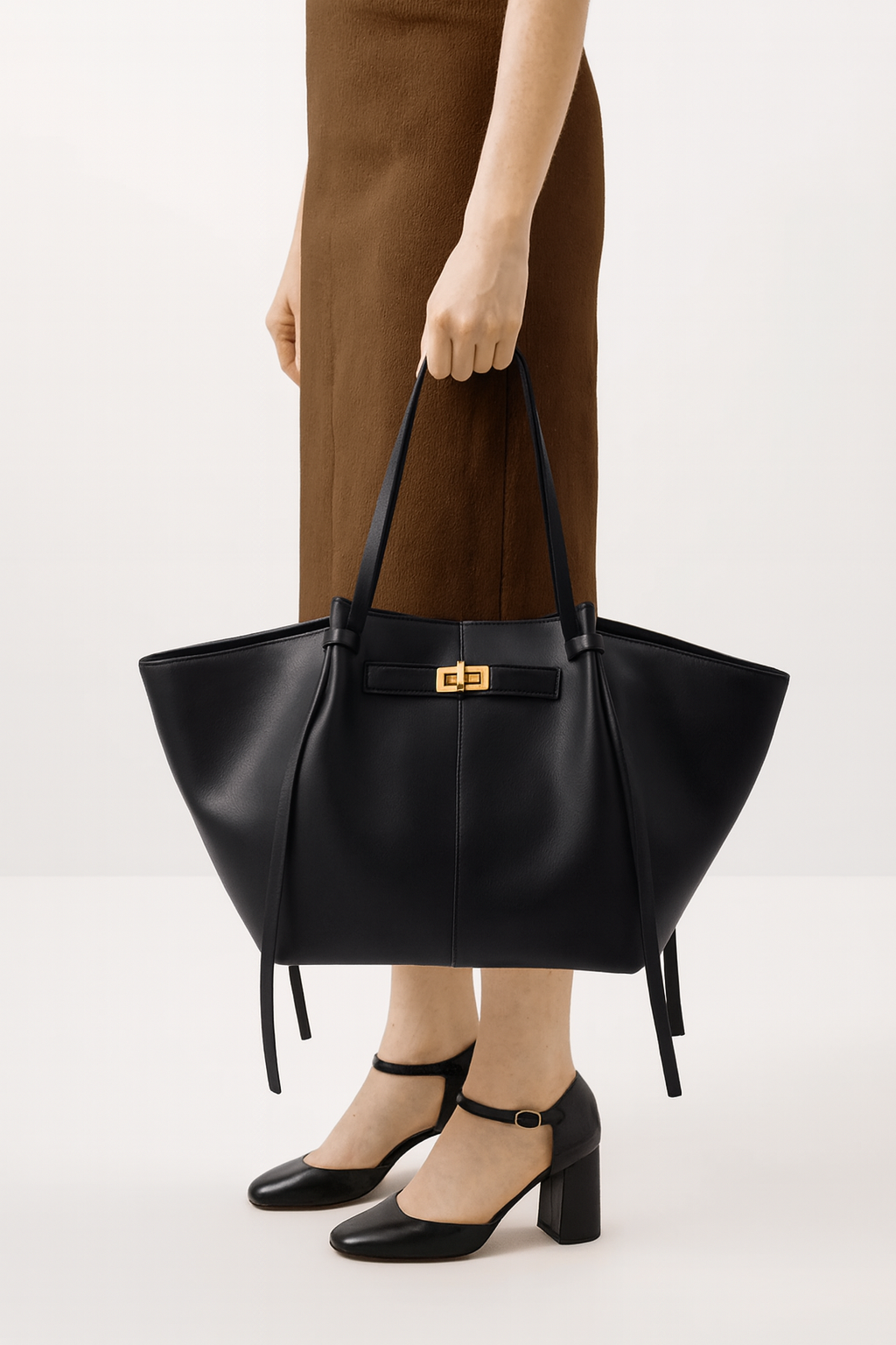 Large Capacity Handbag in Durable PU Leather for Women - Elegant &amp; Practical Design 5