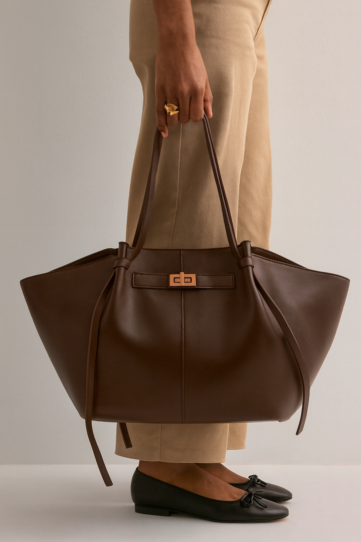Large Capacity Handbag in Durable PU Leather for Women - Elegant &amp; Practical Design 6