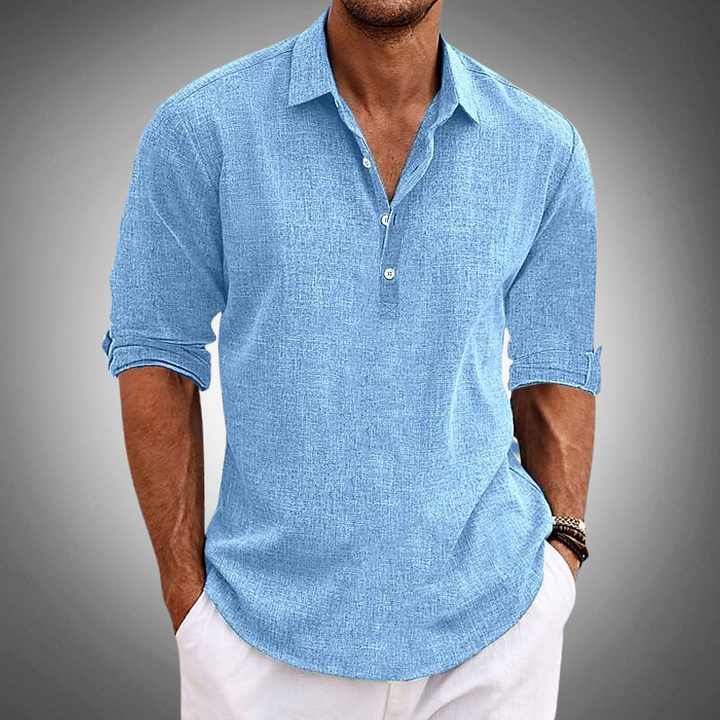 Liam | Classic linen shirt 0