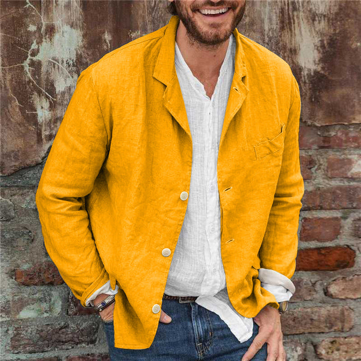 Lightweight Cotton Linen Blend Blazer Jacket | Marcus