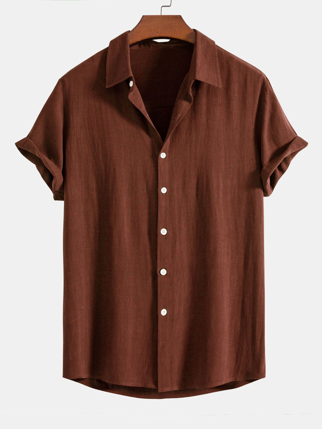Casual Linen Button Down Shirt with Relaxed Fit | Noah