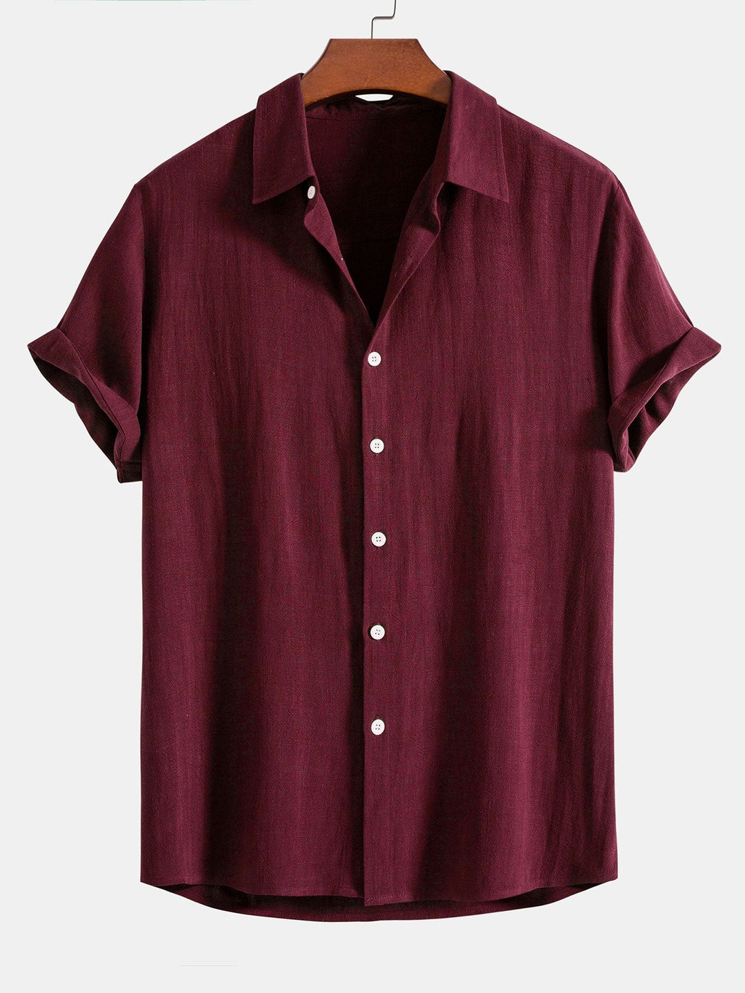 Casual Linen Button Down Shirt with Relaxed Fit | Noah