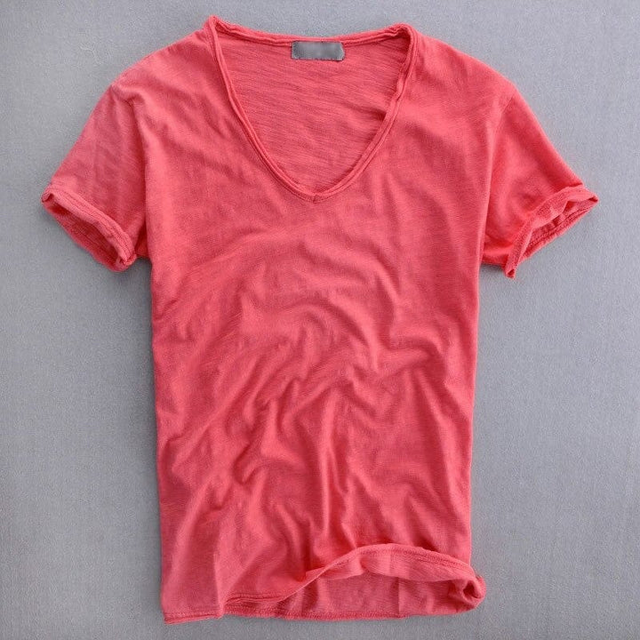 Men’s V-Neck T-Shirt with Slim Fit | Mason