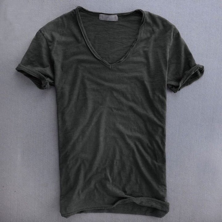 Men’s V-Neck T-Shirt with Slim Fit | Mason