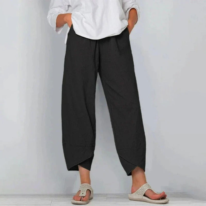 Linen Wide Leg Trousers for Summer | Clara