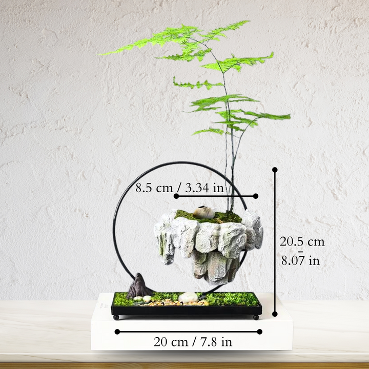 Magnetic Floating Planter with 360° Rotation - EleganceStone 1
