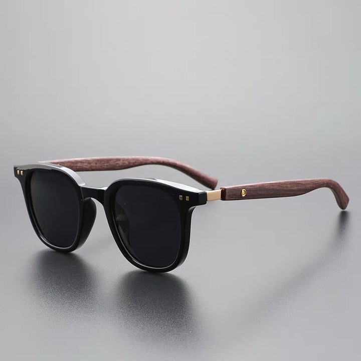 Wood Arm Classic Sunglasses - Miles