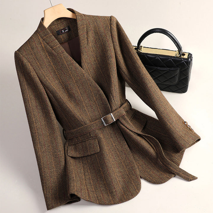 Hana Obi Woolen Jacket