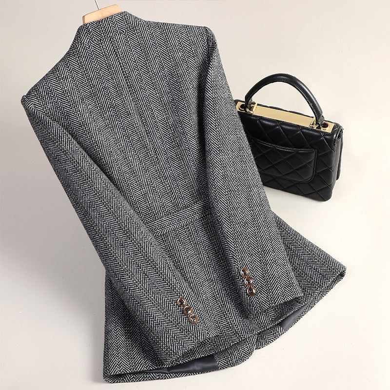Hana Obi Woolen Jacket