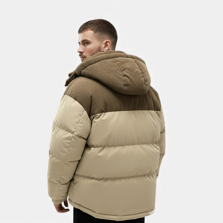 Maison Dresson | Men’s Fleece-Lined Winter Jacket with Removable Hood 7