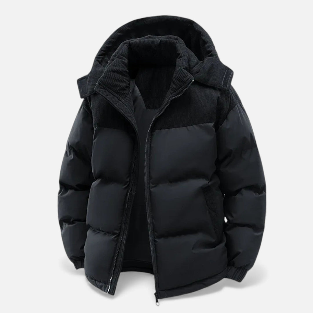 Maison Dresson | Men’s Fleece-Lined Winter Jacket with Removable Hood 9