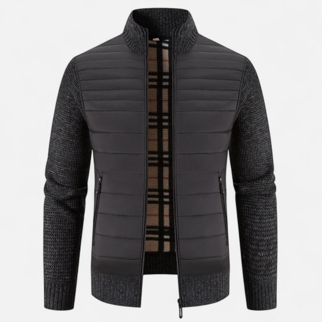 Maison Dresson | Men’s Fleece Stand-Collar Patchwork Jacket 3