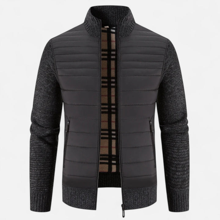 Maison Dresson | Men’s Fleece Stand-Collar Patchwork Jacket 3