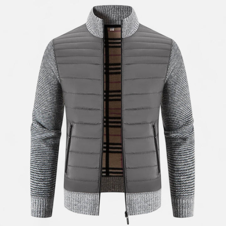 Maison Dresson | Men’s Fleece Stand-Collar Patchwork Jacket 6