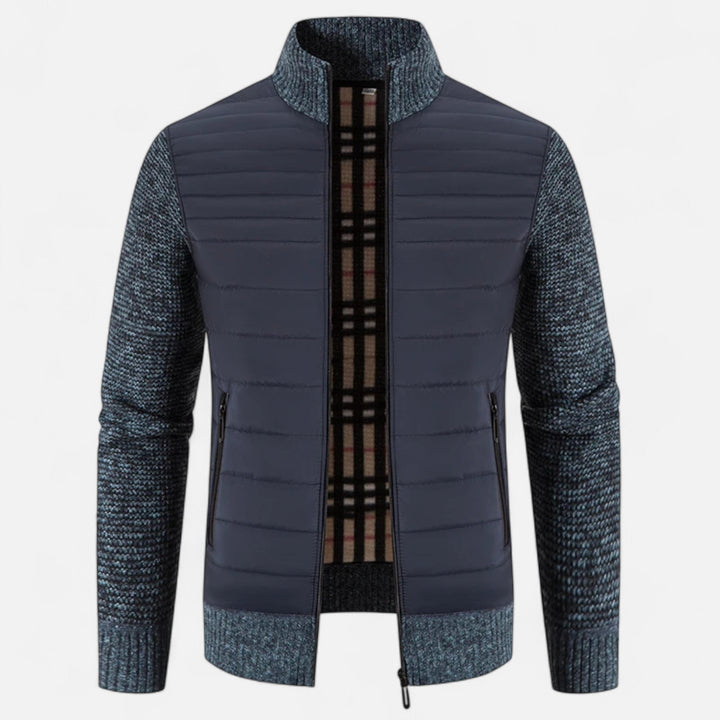 Maison Dresson | Men’s Fleece Stand-Collar Patchwork Jacket 9