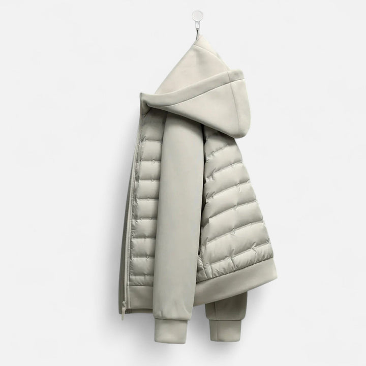 Maison Dresson | Men’s Hooded Down Jacket – Spliced Quilted Style 5