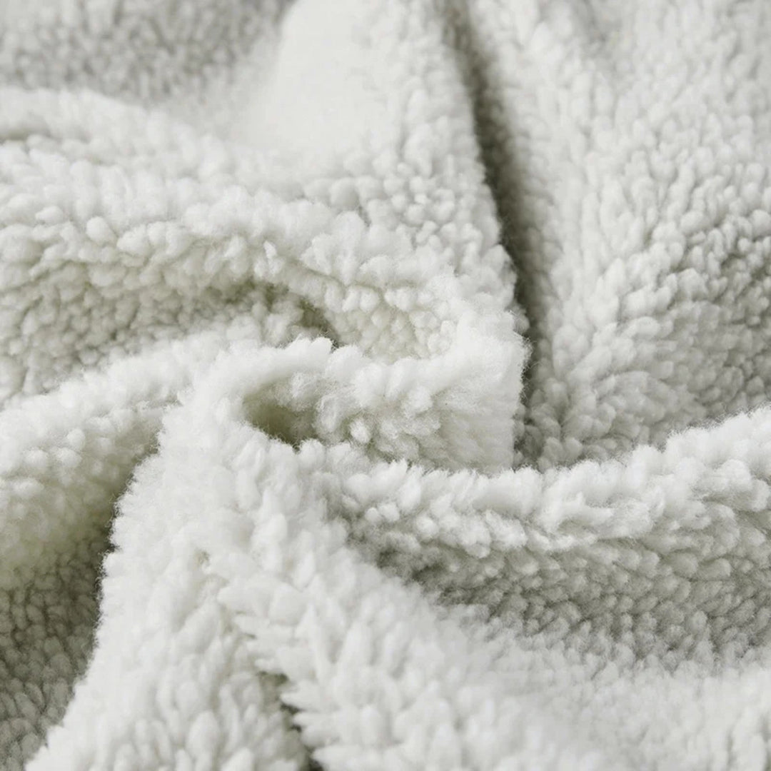 Maison Dresson | Men’s Lamb Fleece Hooded Winter Coat 4