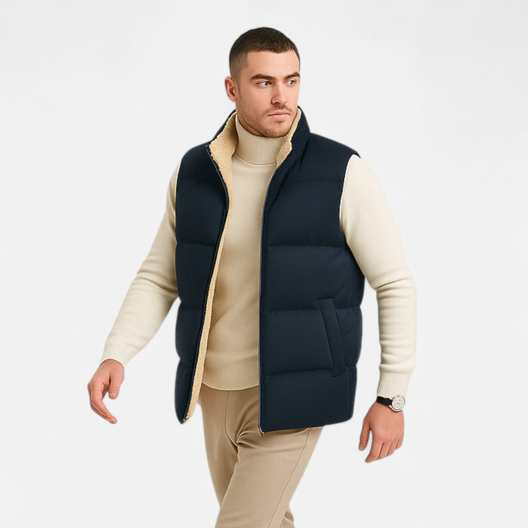 Maison Dresson | Men’s Lamb Wool Winter Vest 1
