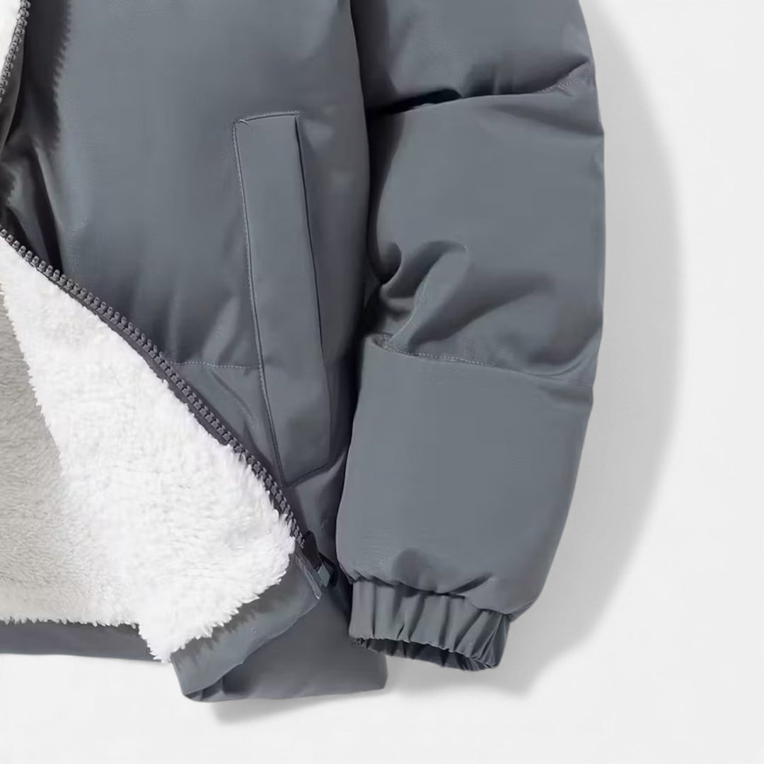 Maison Dresson | Men’s Lambswool Plush Puffer Jacket for Autumn/Winter 3
