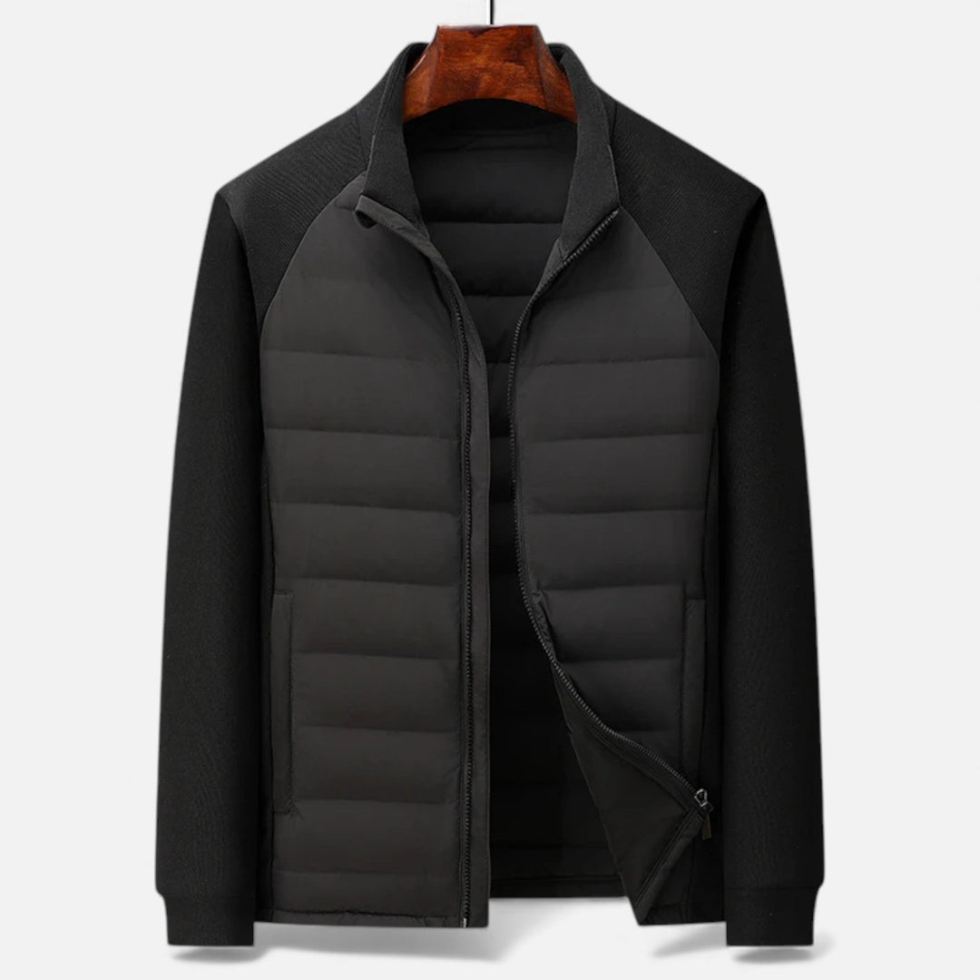 Maison Dresson | Men’s Quilted Down Jacket with Stand-Up Collar 0