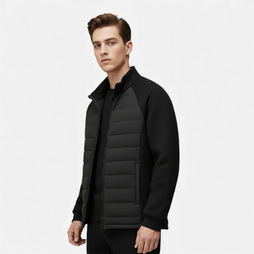 Maison Dresson | Men’s Quilted Down Jacket with Stand-Up Collar 1