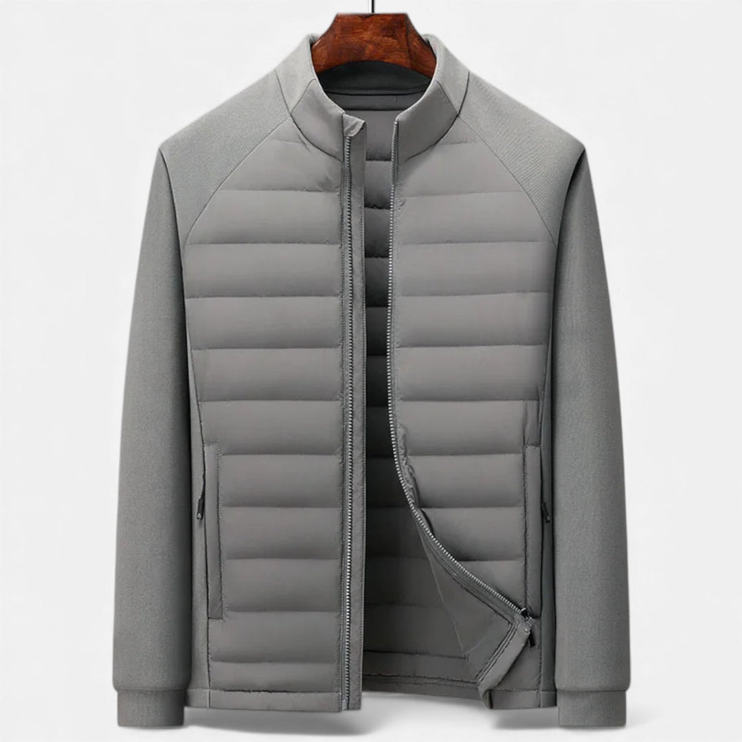 Maison Dresson | Men’s Quilted Down Jacket with Stand-Up Collar 4