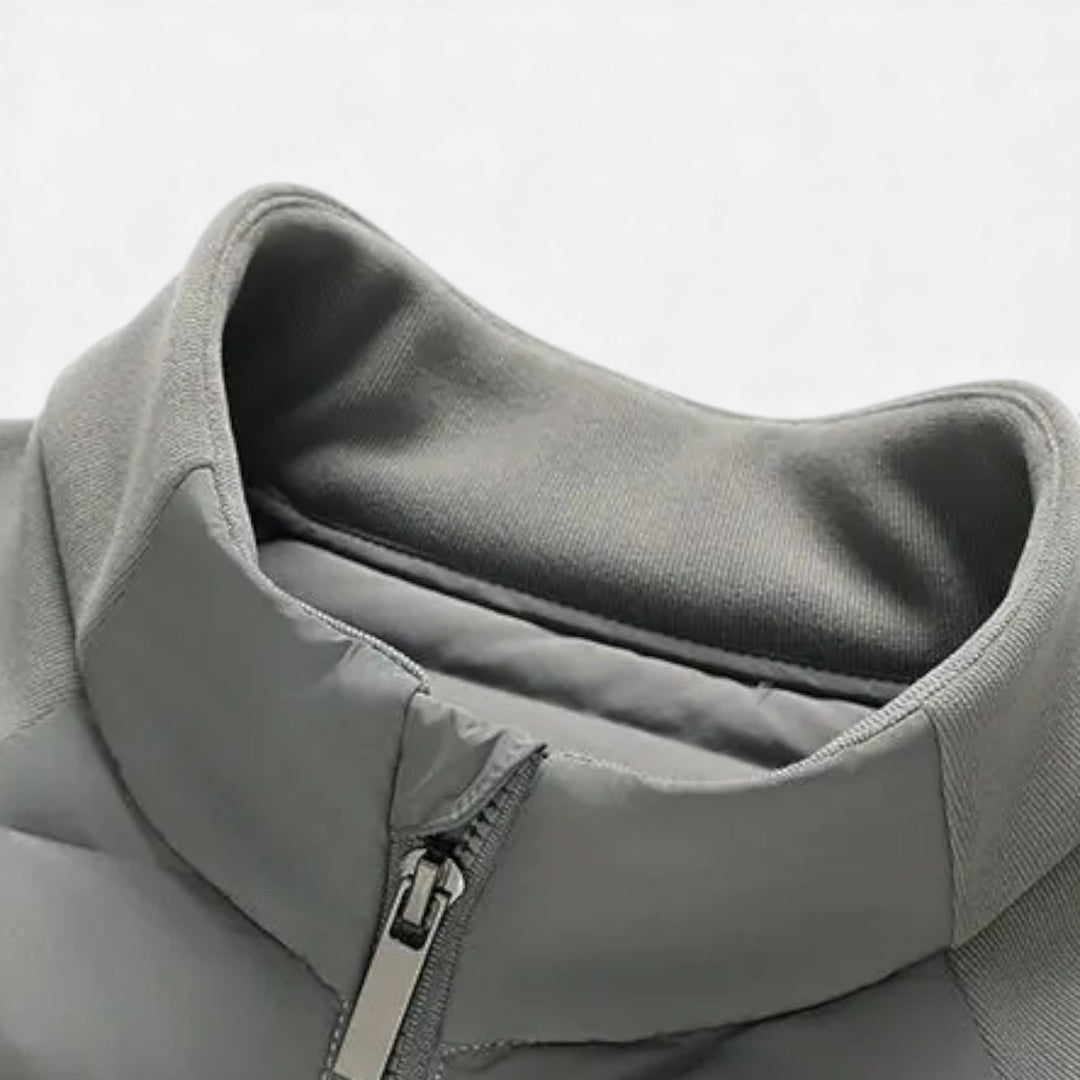 Maison Dresson | Men’s Quilted Down Jacket with Stand-Up Collar 7
