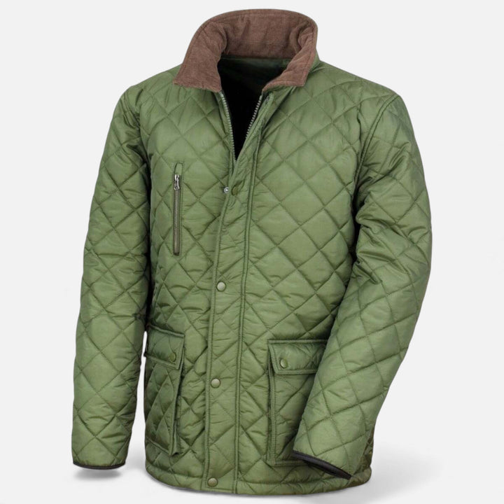 Maison Dresson | Men’s Quilted Gold Fleece-Lined Jacket 0
