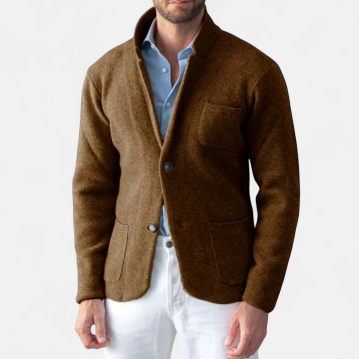 Maison Dresson | Men’s Vintage Wool Stand-Collar Jacket 0