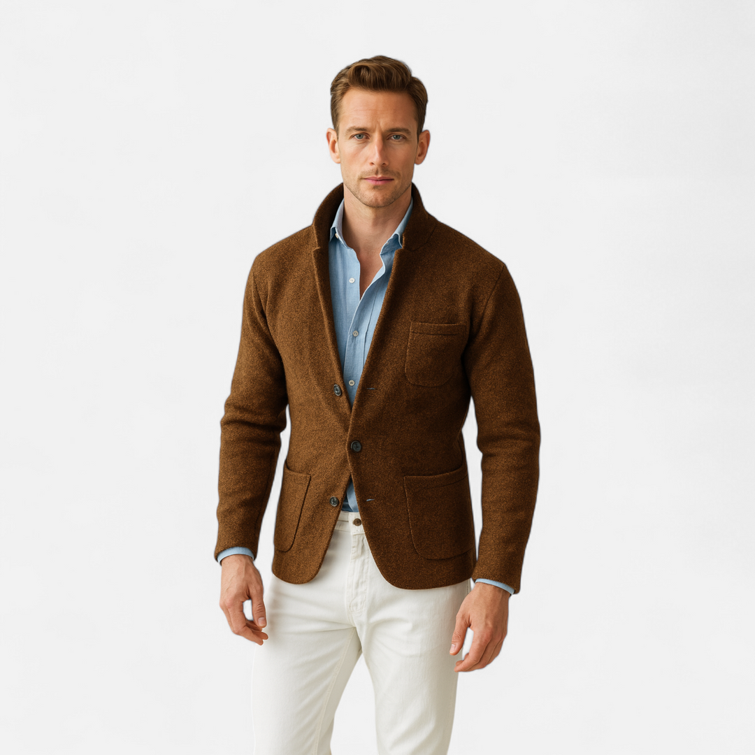 Maison Dresson | Men’s Vintage Wool Stand-Collar Jacket 1
