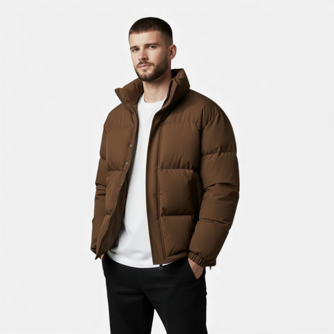 Maison Dresson | Unisex Puffer Cotton Jacket with Stand Collar 1
