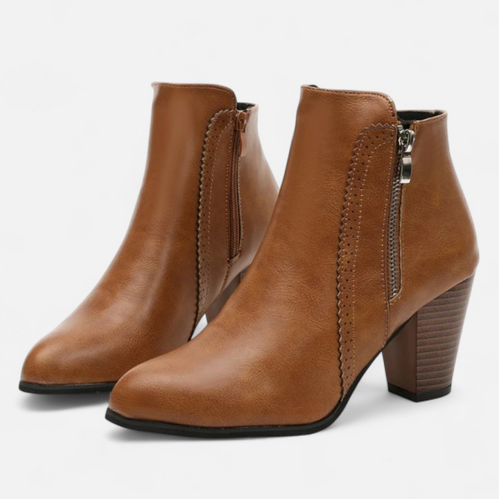 Maison Dresson | Women’s Retro Zip-Heel Boots 1