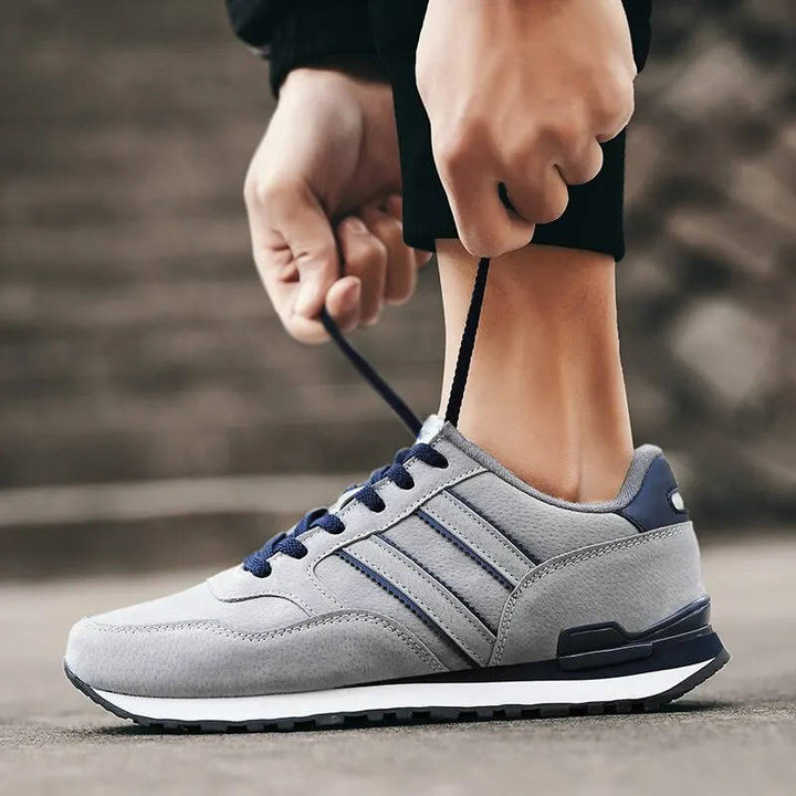 Men’s Suede-Finish Athletic Sneakers