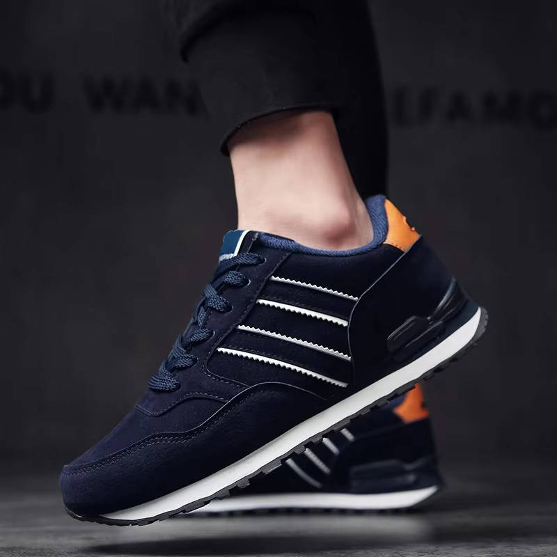 Men’s Suede-Finish Athletic Sneakers