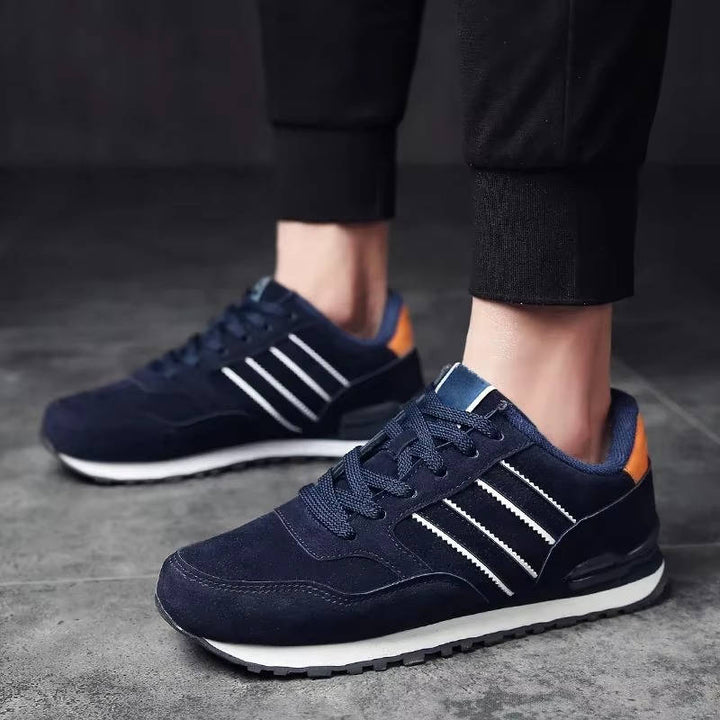 Men’s Suede-Finish Athletic Sneakers