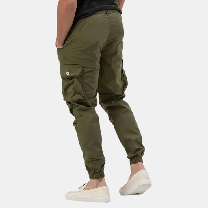 Men's Comfortable Cotton Cargo Joggers - Lucas 3