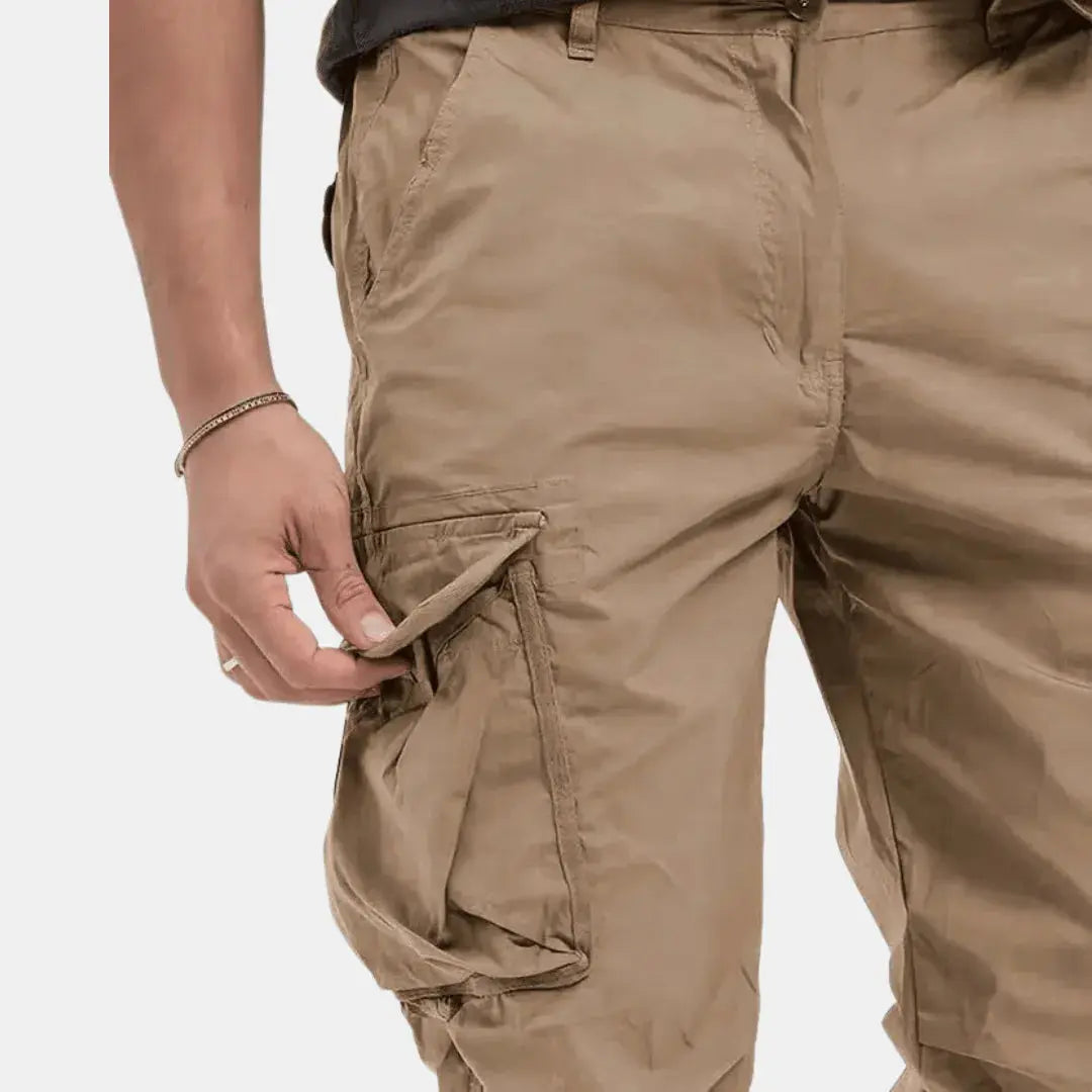 Men's Comfortable Cotton Cargo Joggers - Lucas 6