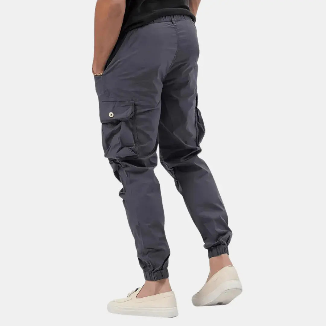 Men's Comfortable Cotton Cargo Joggers - Lucas 8