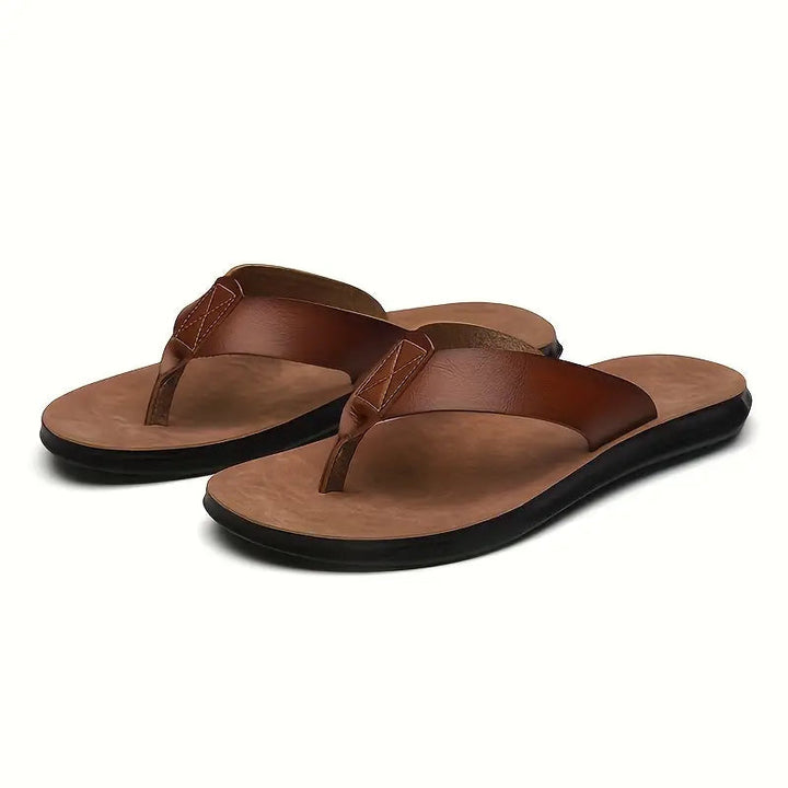 Men's Comfortable Leather Sandals - Daniel 0