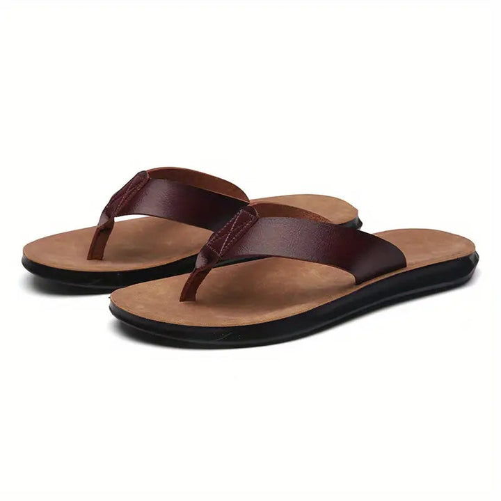 Men's Comfortable Leather Sandals - Daniel 3